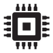 Black CPU Icon